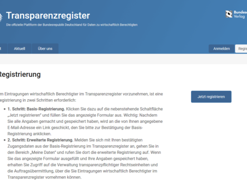 Transparenzregister – Was zum Start am 1. Oktober 2017 zu beachten ist